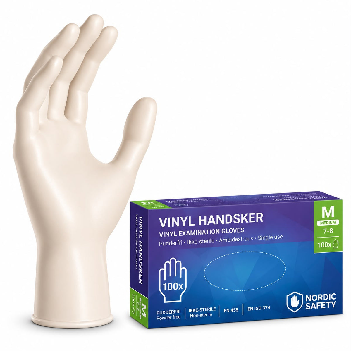 Vinylhandsker i æske – illustrativt produktfoto til guide om vinylhandsker