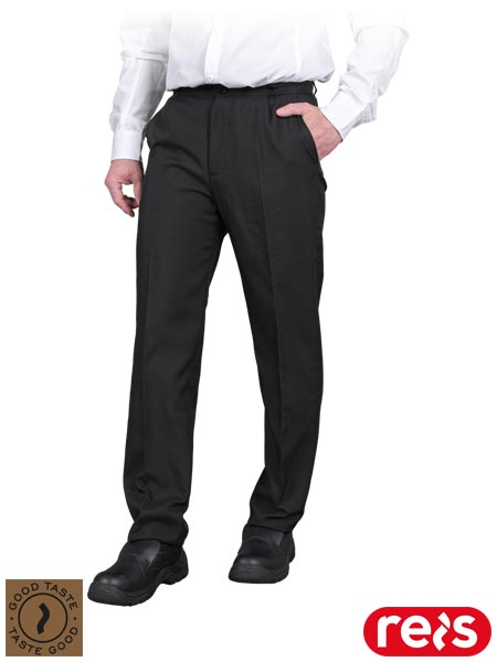 Elegante bukser med rynket talje til mænd.