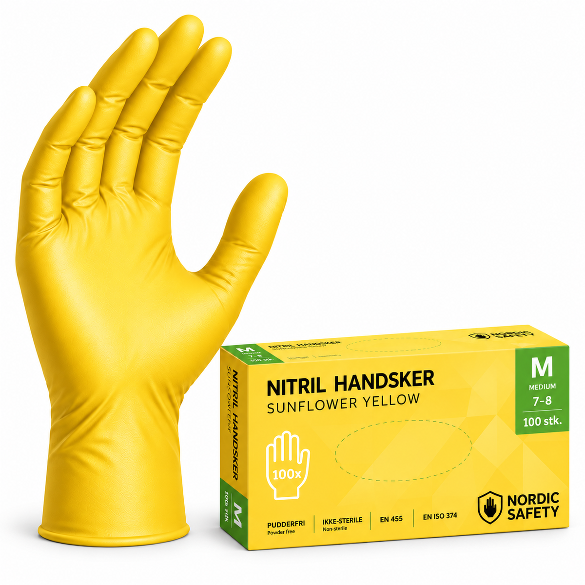 Nitrilhandsker 5 g, 100 stk. pr. æske – billede 9