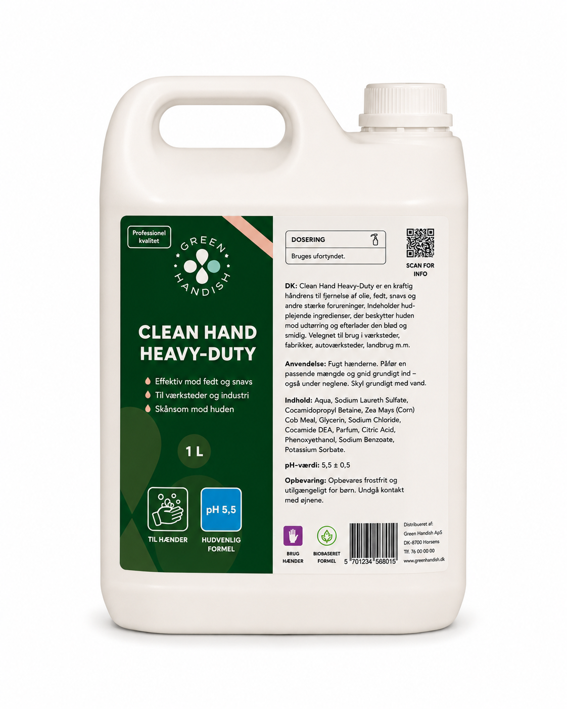 håndrens til hårdt snavs 1 liter Heavy-Duty