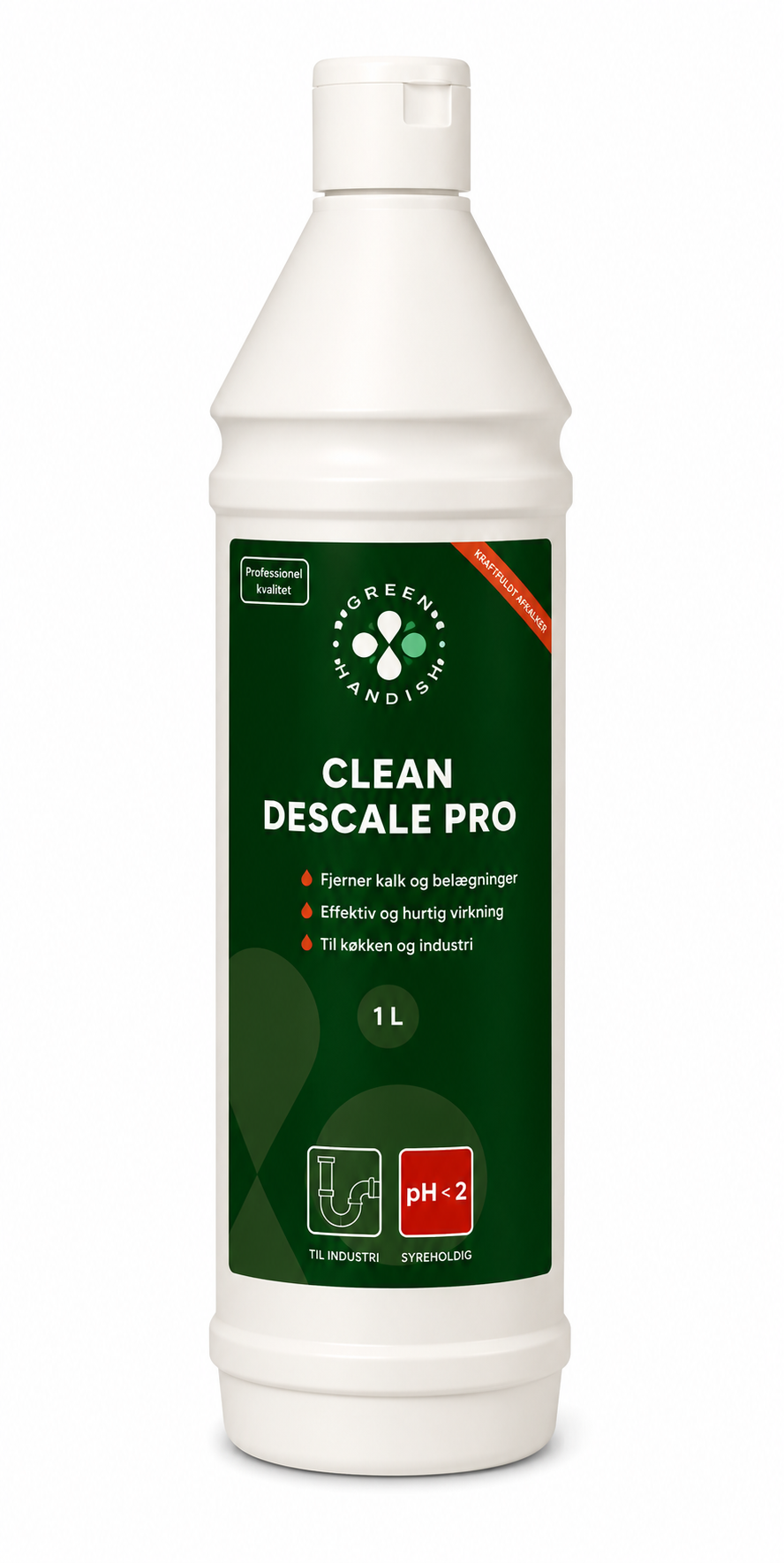 afkalker Ekstrem pro til genstridige belægninger 1 liters Clean Descale