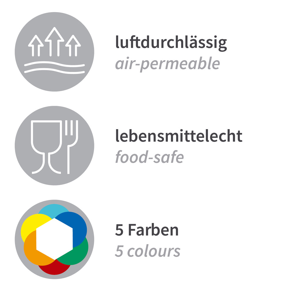 Hygonorm Besøgendes kjole, let, med trykknapper og opretstående krave | PP