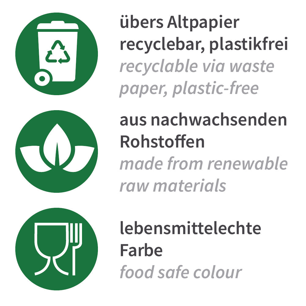 Økologiske kaffekopper kun papir | pap