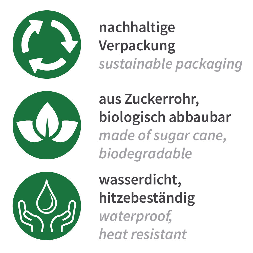NATURStar Økologiske måltidskasser med hængslede låg | Sukkerrør