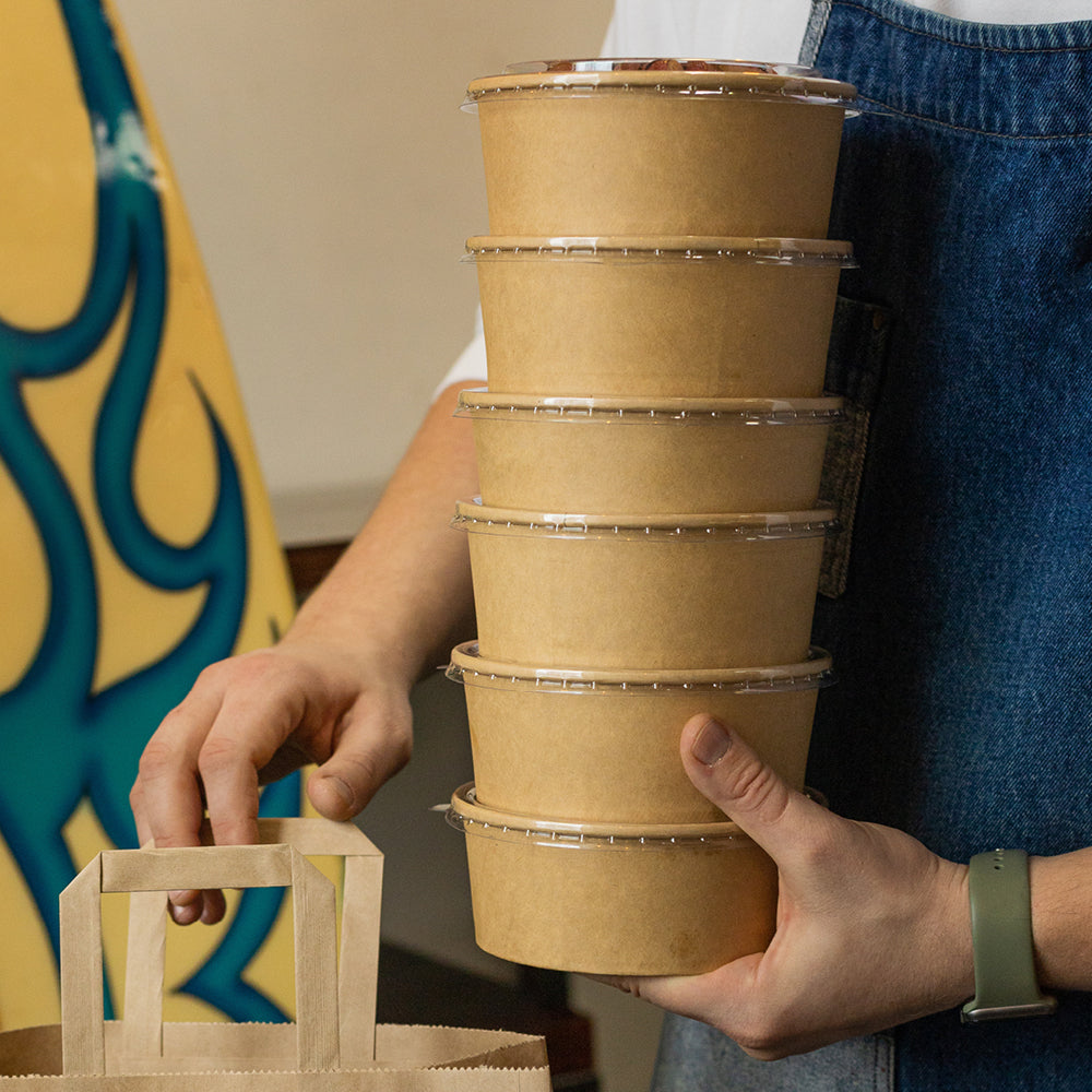 NATURStar Økologiske salatskåle Cæsar | Kraftpapir/PE, FSC®-mix