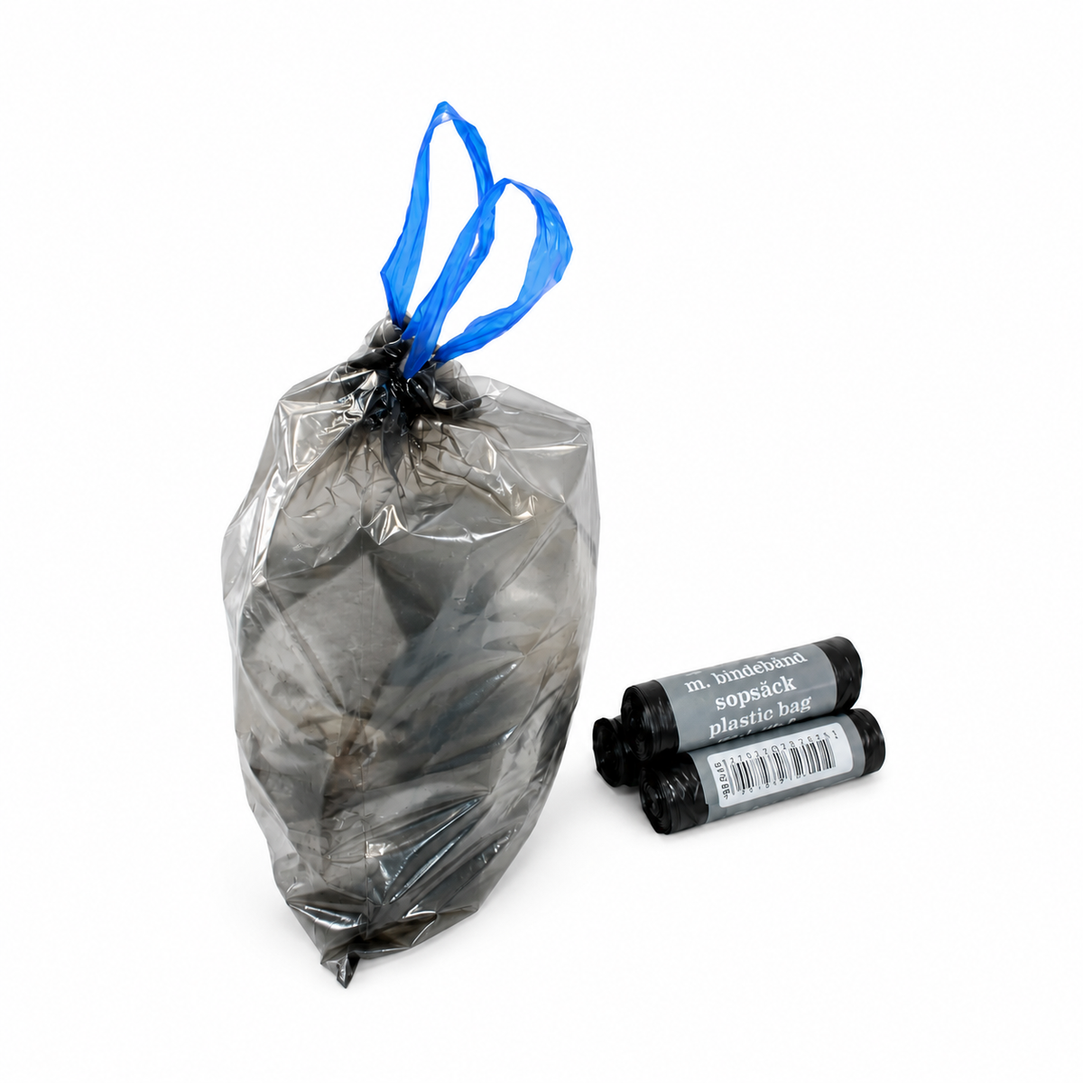 Affaldssække m/ Snoreluk 44 x 50cm 20 L Sort 20 poser