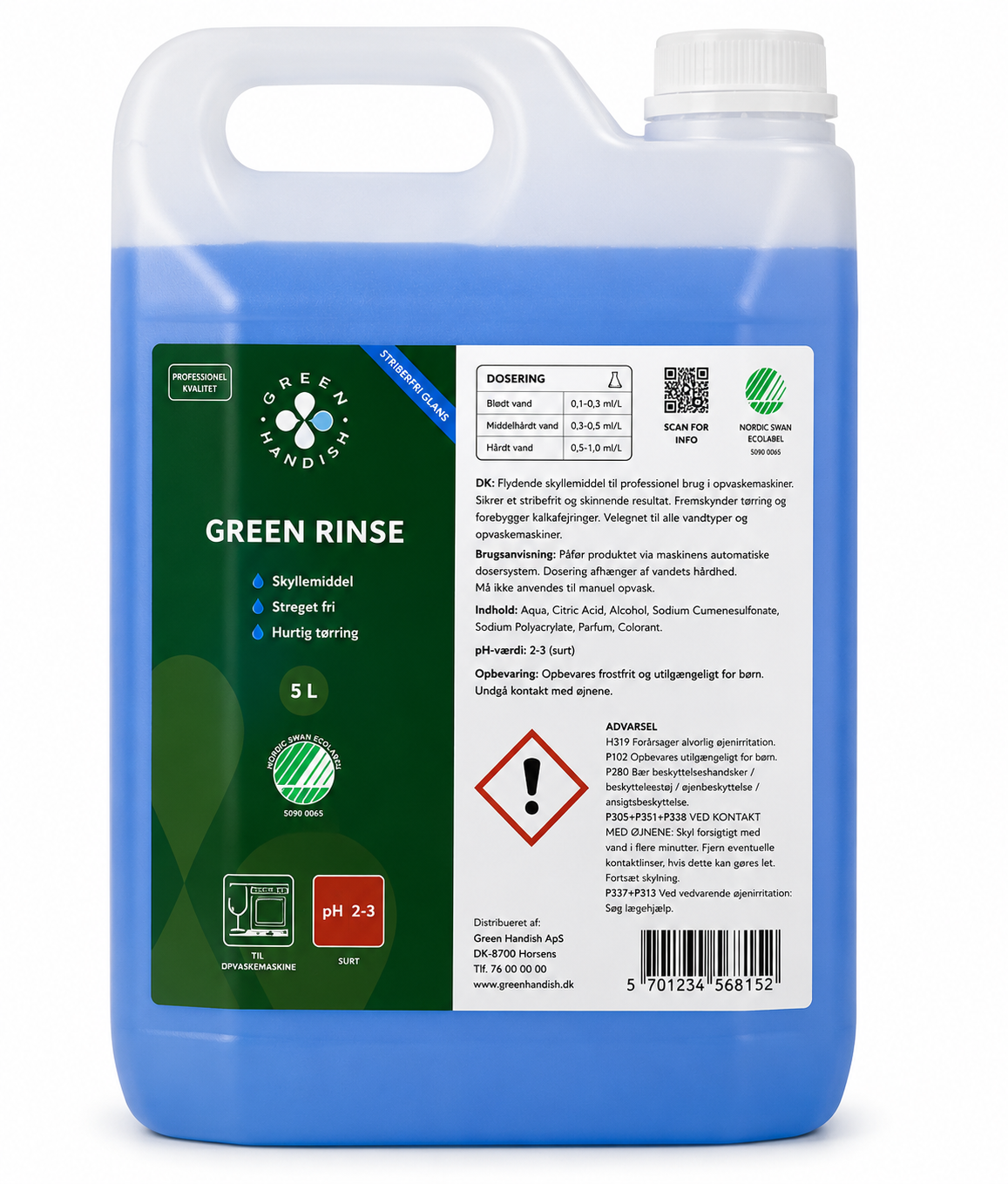 afspændingsvæske professionelt 5 Liter Nordic Safety