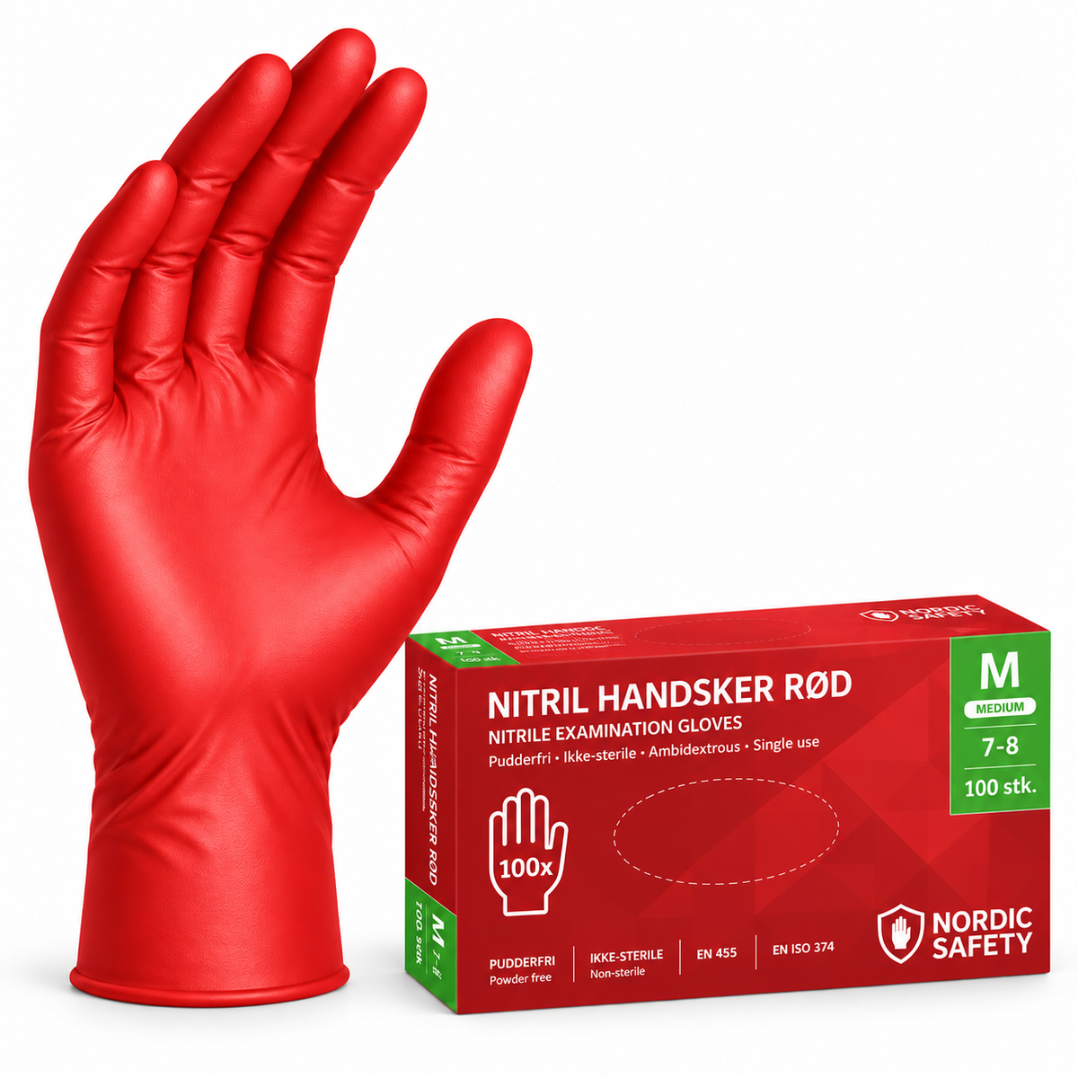 Nitrilhandsker 5 g, 100 stk. pr. æske – billede 6