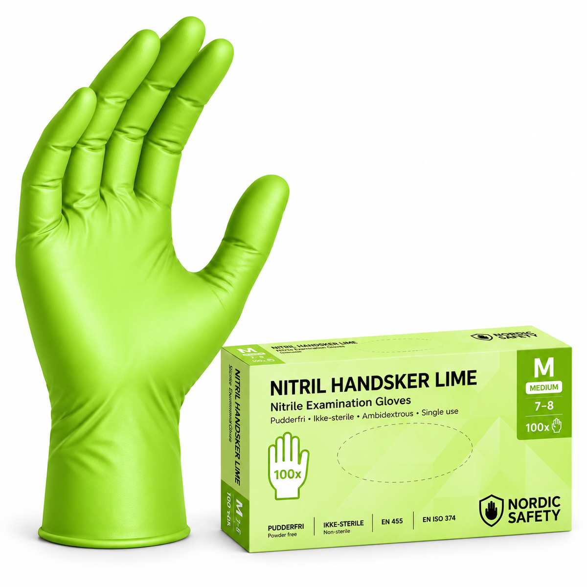 Nitrilhandsker 5 g, 100 stk. pr. æske – billede 8