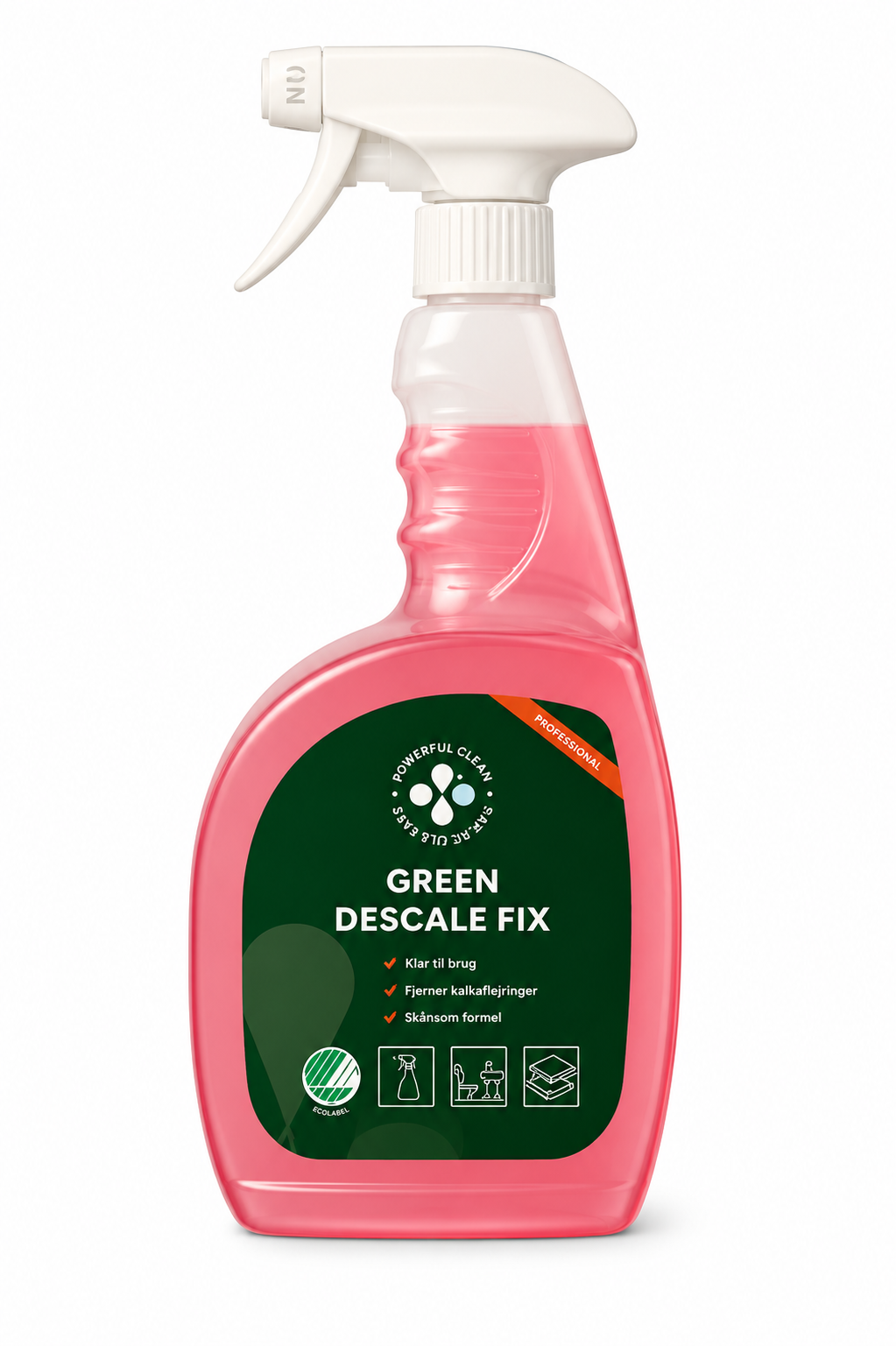 afkalker Klar til brug i spray 750 ml Clean Descale Fix
