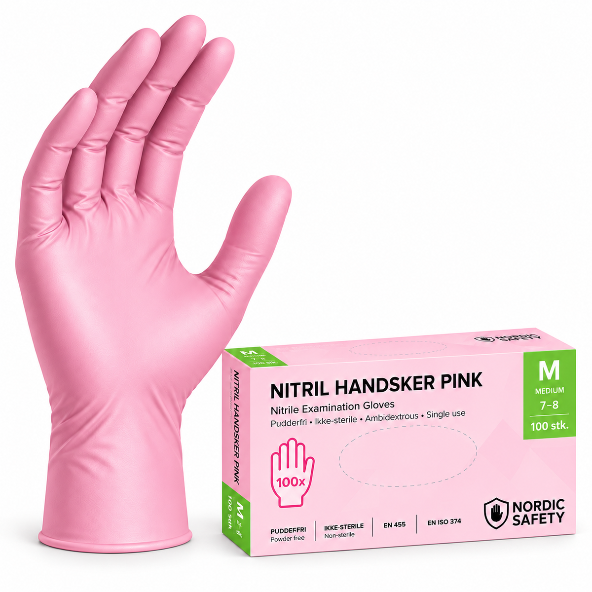 Nitrilhandsker 5 g, 100 stk. pr. æske – billede 5