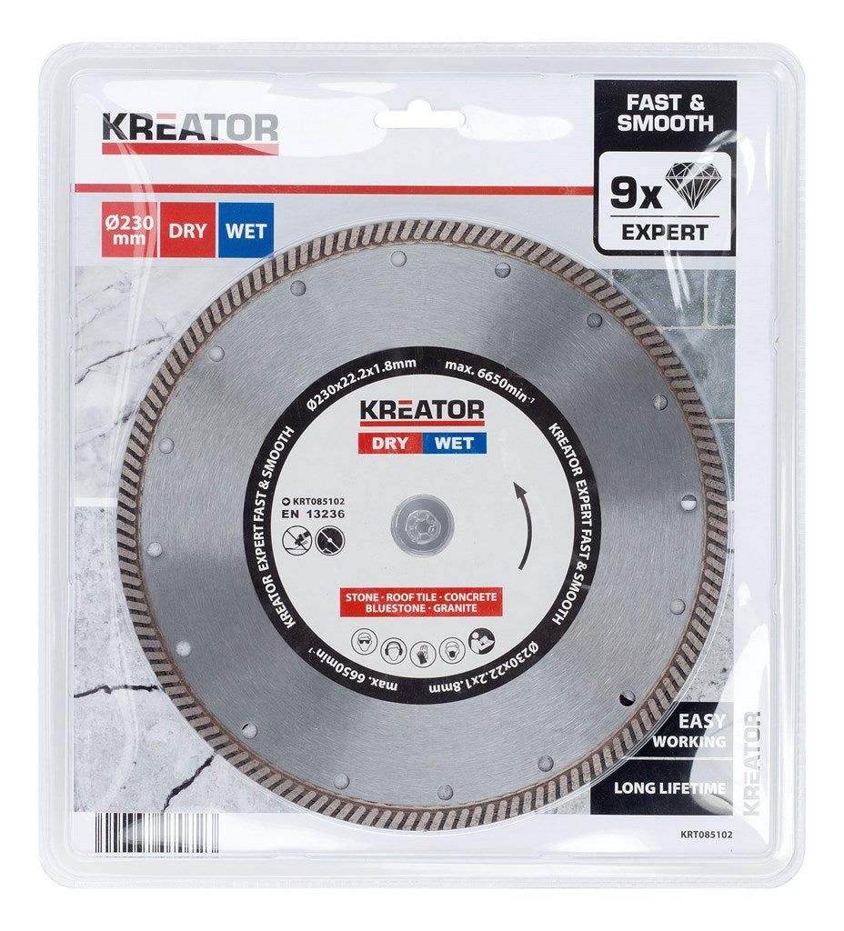 Diamant skæreskive 230 mm EXPERT TURBO