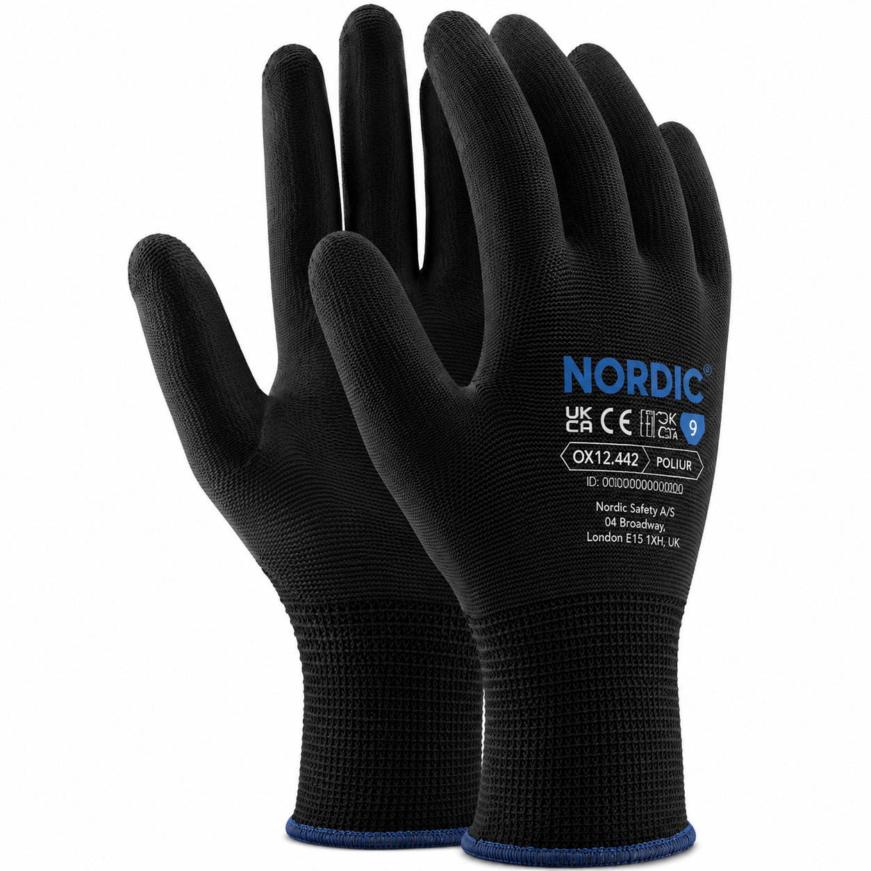 montage handsker pu 1 par Nordic Safety