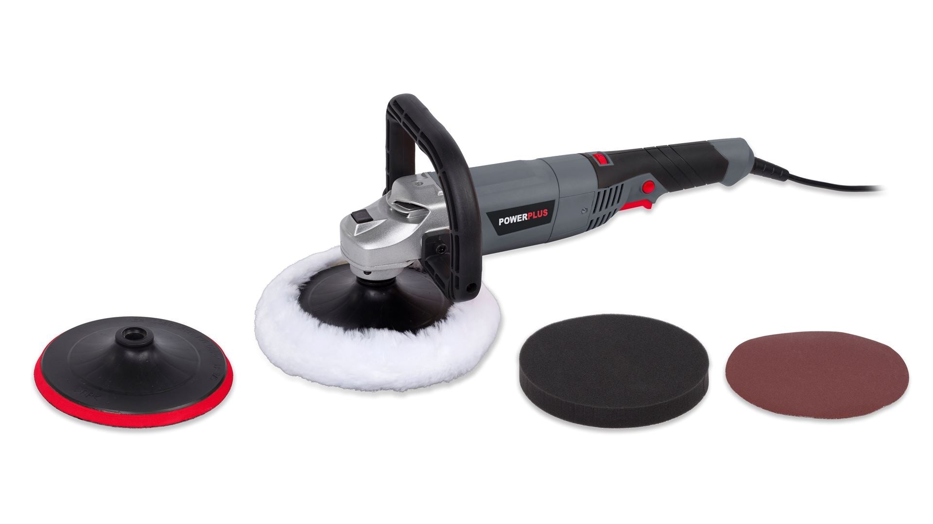 Polermaskiner 180 mm med 3 dele 1200 W