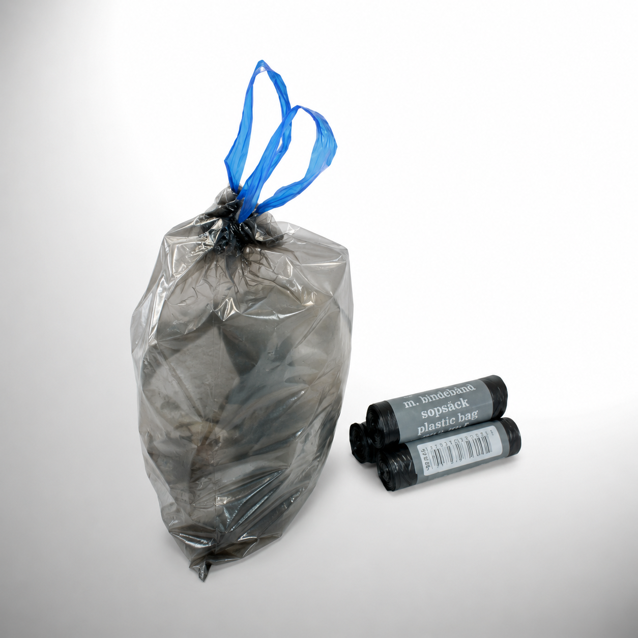 Affaldssække m/ Snoreluk 44 x 50cm 20 L Sort 20 poser Nordic Safety