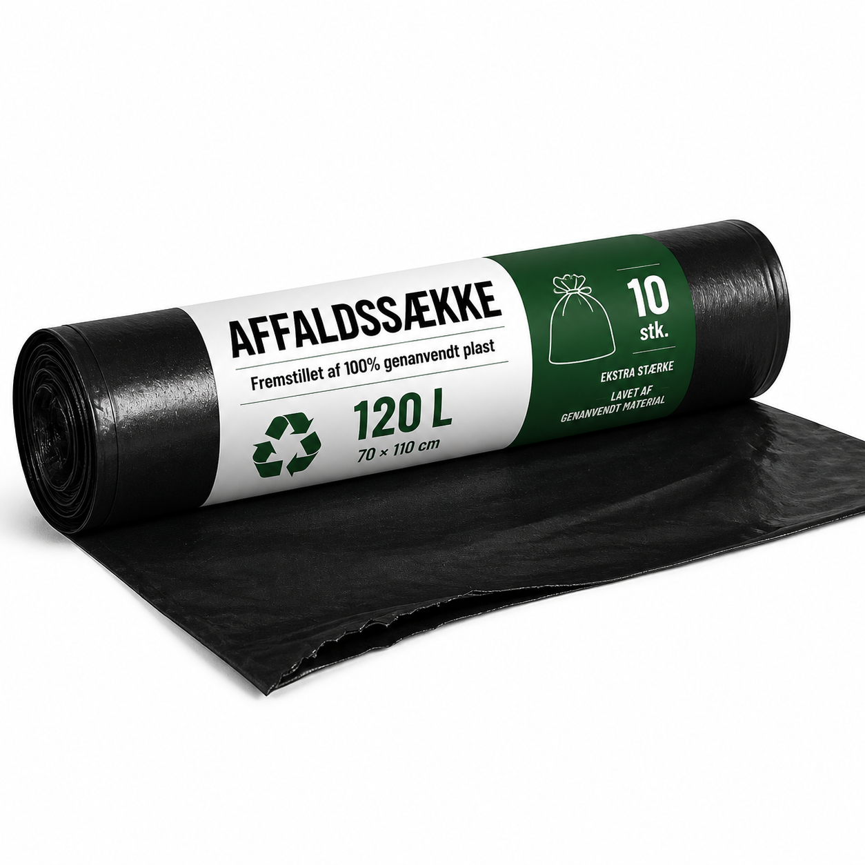 Affaldssække 70 x 100cm x 35my 10 stk Nordic Safety
