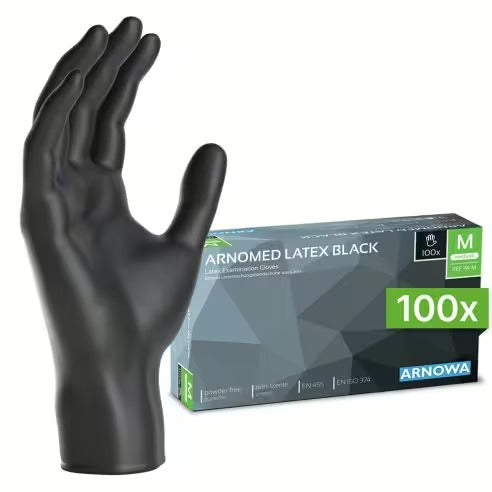 Latex Engangshandsker - Pudderfri - 100 stk