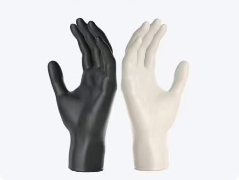 Latex Engangshandsker - Pudderfri - 100 stk