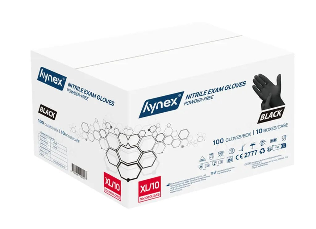Hynex Premium Nitrilhandsker sort 100 stk