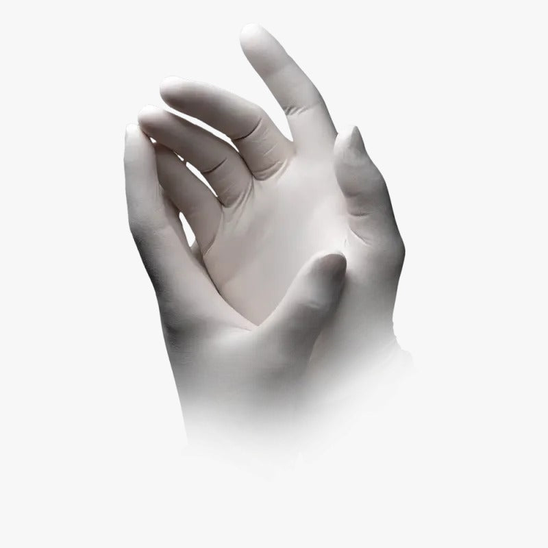 Latexhandsker hvid Basic-Plus Ampri