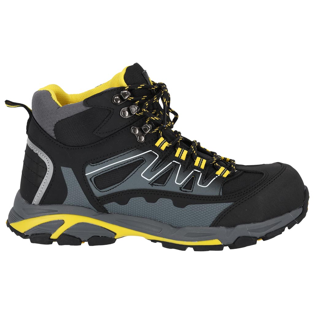 Sikkerhedssko sort gule