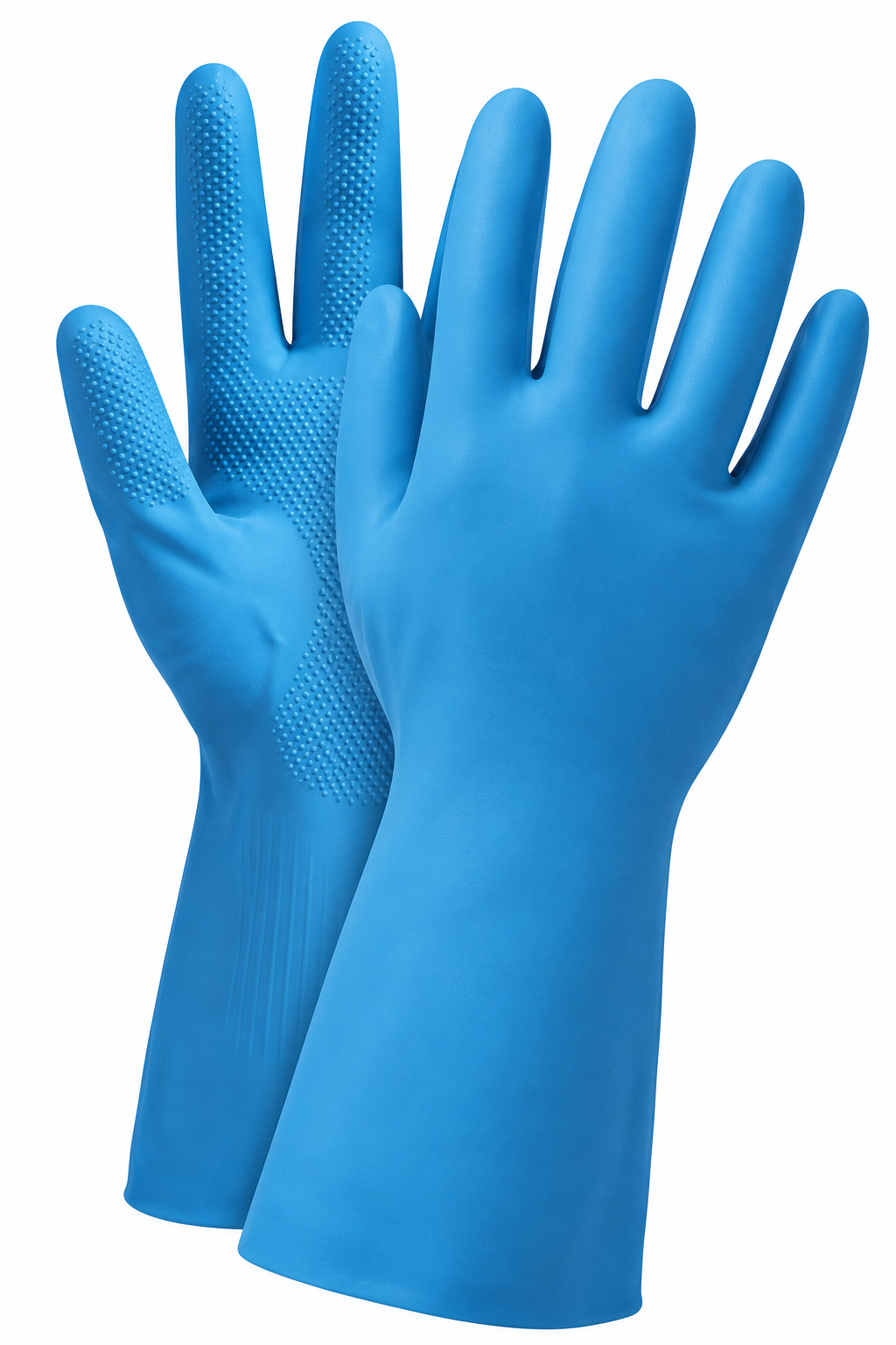 Rengøringshandske Latex Nordic Safety Blå 30 cm