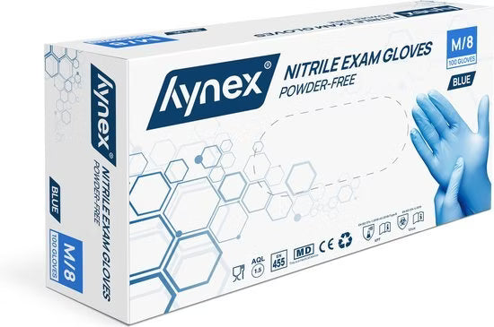 Hynex Premium Nitrilhandsker blå 100 stk