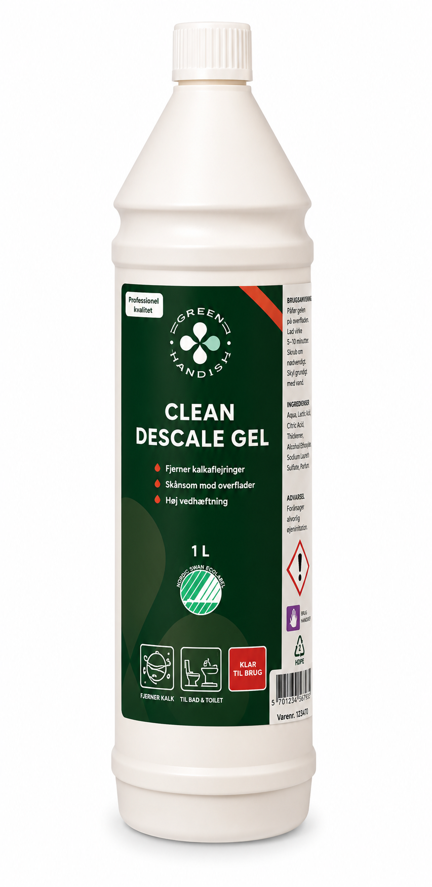afkalker Effektiv og skånsom UDEN Parfume 1 liters Green Descale