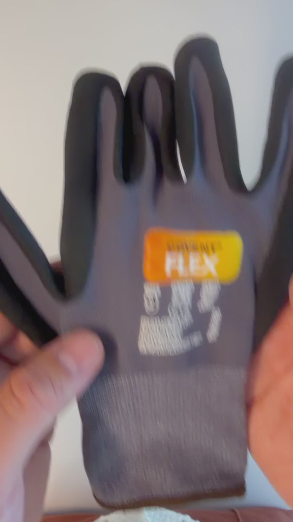 Indlæs video: Arbejdshandske Nordic Safety Covent Flex