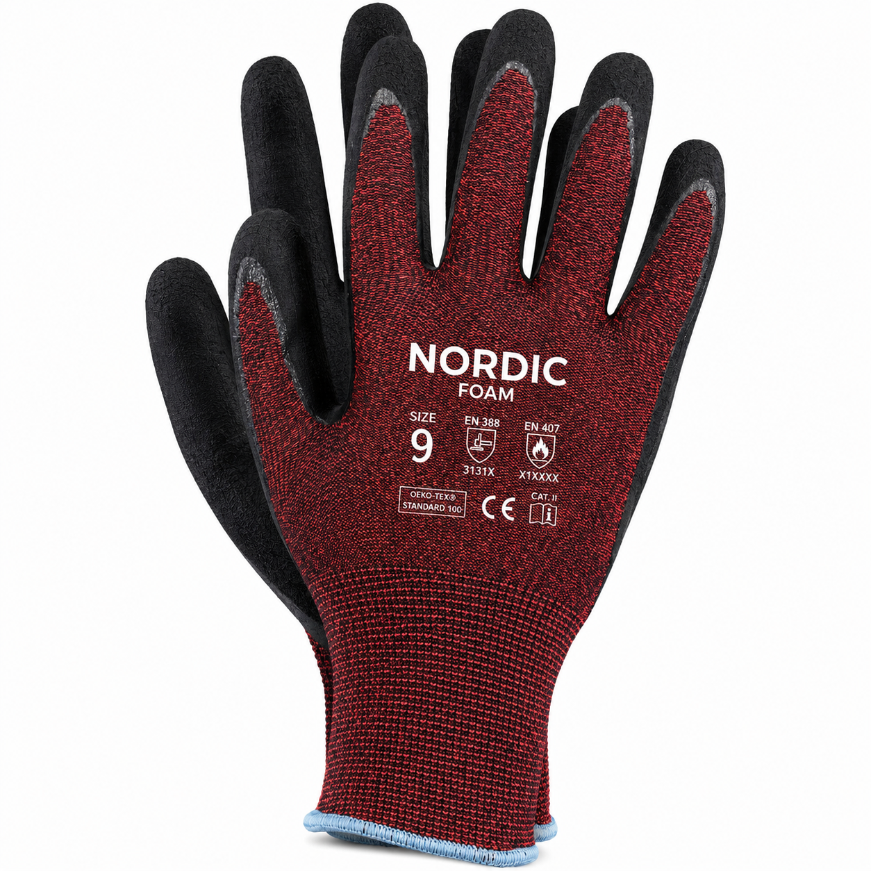 montage handsker 1 par Red Foam Nordic Safety
