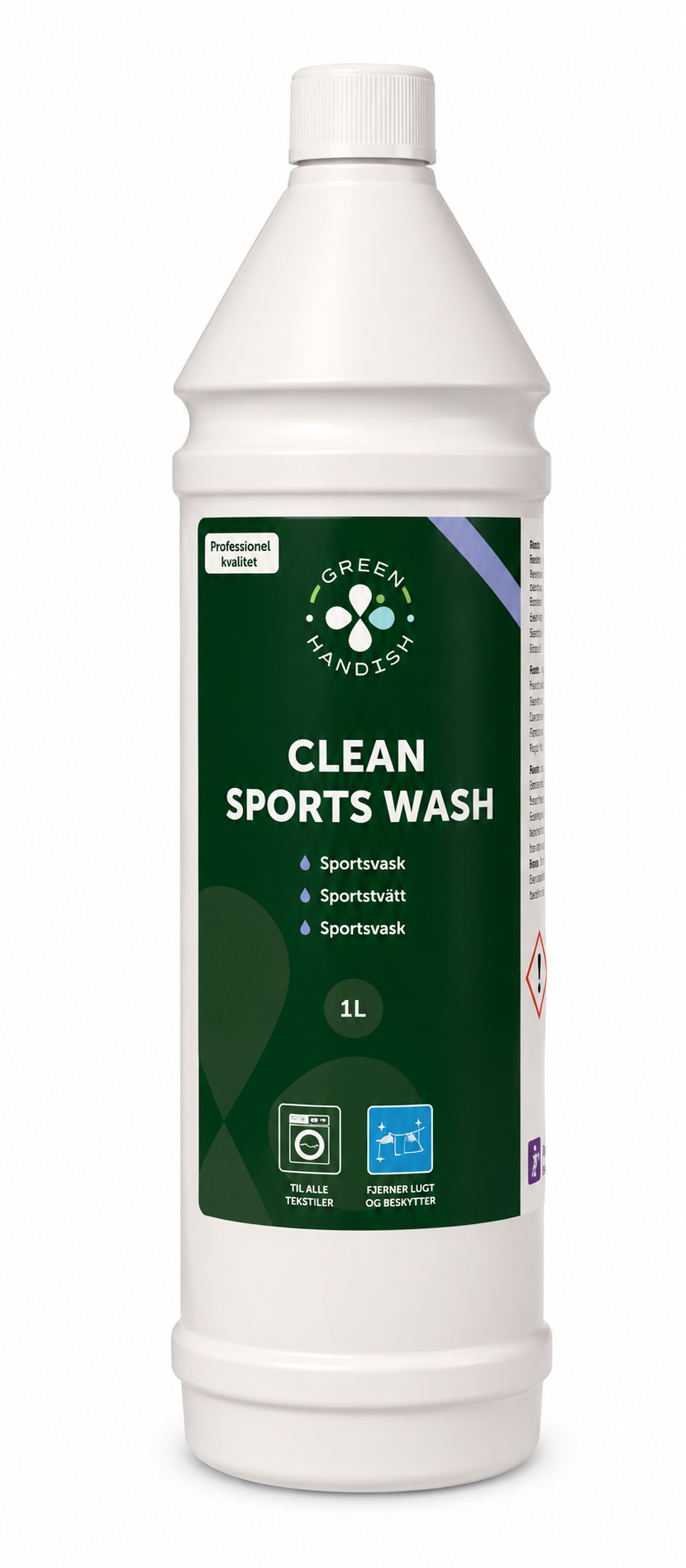 vask til sportstøj og funktionstekstiler 1 liter Clean Sports Wash Effektiv