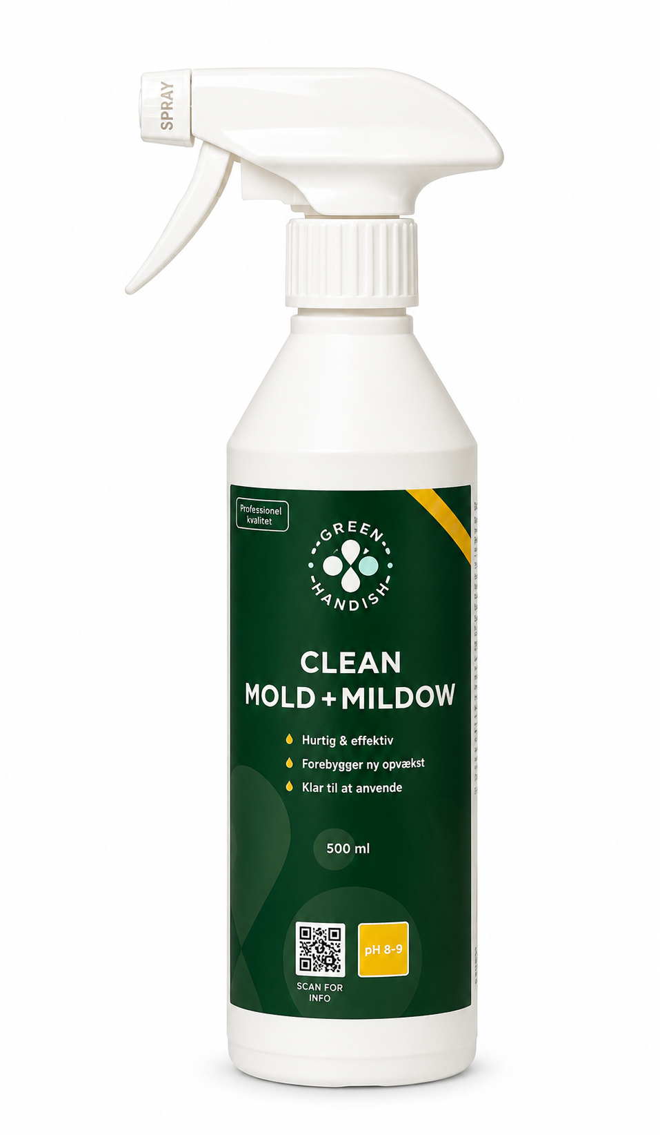 fjernelse af mug og skimmel 0,5 liters Clean Mold Mildew Effektiv