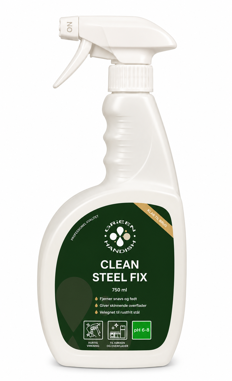 Rengøring og pleje til rustfrit stål 750 ml Clean Steel Fix – Nordic ...