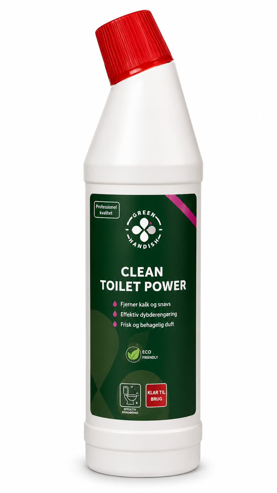 kalkfjerner Ekstrem til professionelle 1 liters Clean Toilet Power