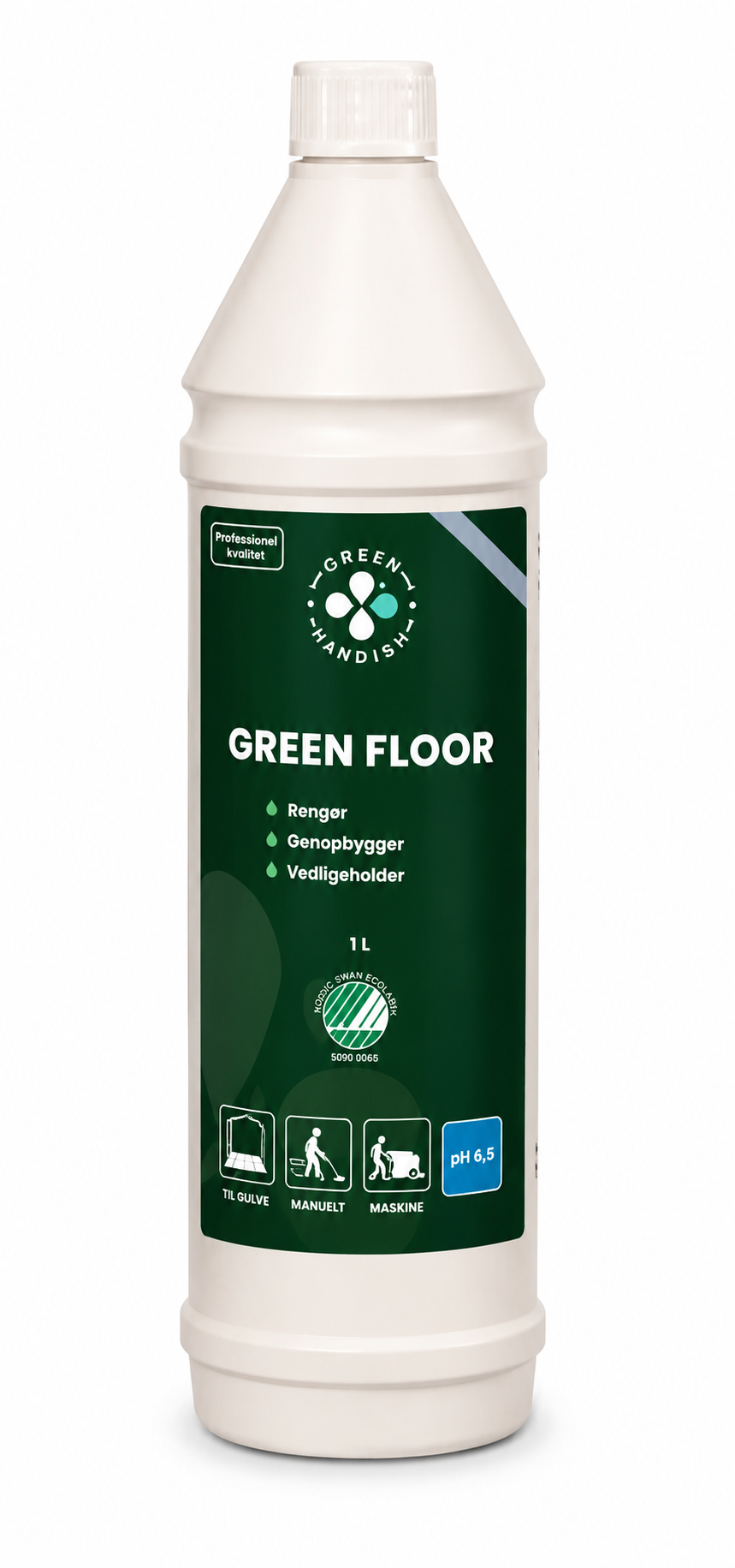 gulvvask med plejeeffekt 1 liter Clean Green Floor UDEN parfume